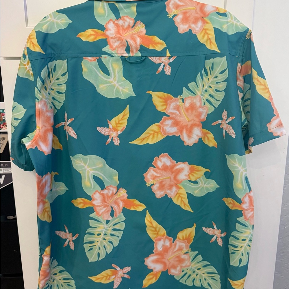 Hurley Aqua Floral Men's Board Shorts - Picture 9 of 14